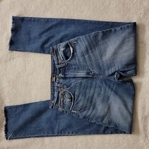 Abercrombie & Fitch Zoe Natural Rise Ankle Straight Jeans 👖